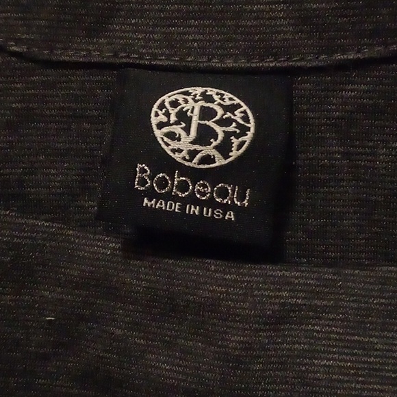 NWOT - Bobeau Dark Grey Mid Sleeve Top - Size XL - Picture 2 of 5